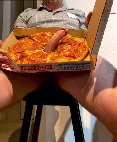 Did someone order the pizza with extra sausage?