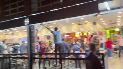 Malaysians celebrating the draw against south korea in the asia cup