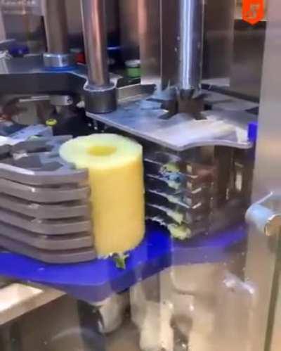 Pineapple slicing machine 🍍🔪