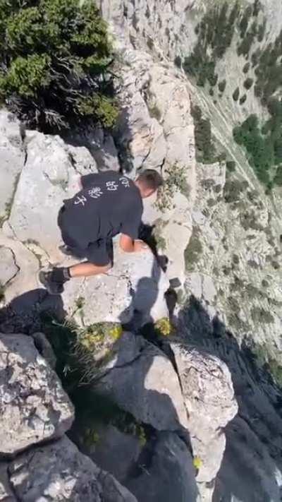 Just a little front flip