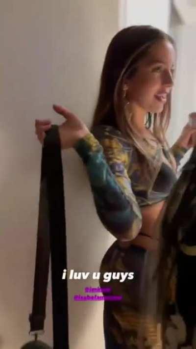 She’s so Gorgeous (You can kinda see backview at end of video)