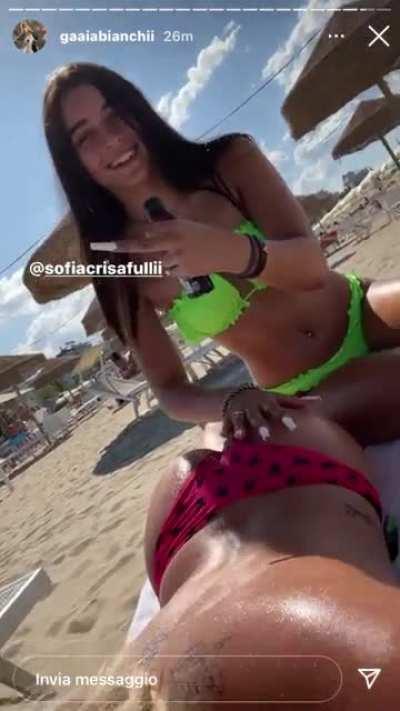 gaia bianchi e sofia crisafulli🤤