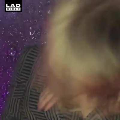 That's awkward to say the least.