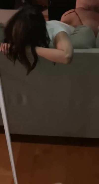 You can clearly see how much she’s enjoying it