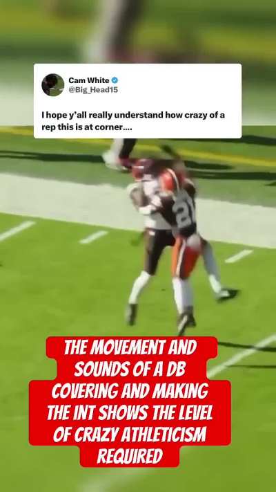 Denzel Ward shows how tough it is to be a corner