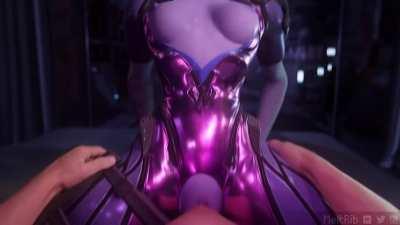 Widowmaker bounces up and down on your cock (sound on)