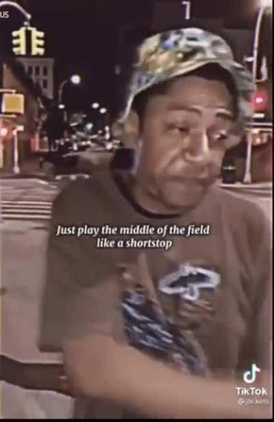 Is he spittin or na?