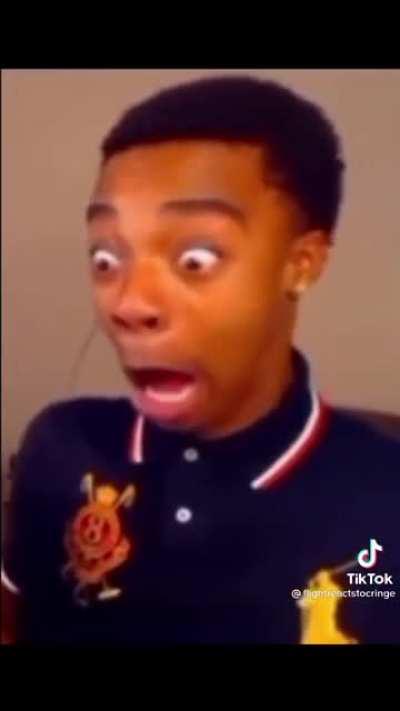 His face says it all.