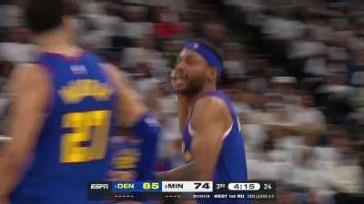 [Highlight] Bruce Brown drives past KAT and then points at him after