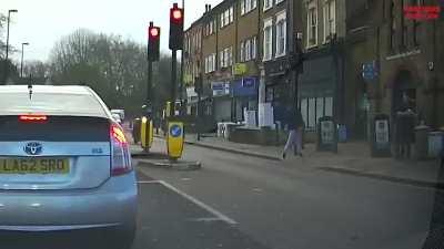 Moped thieves get what they bloody deserve.