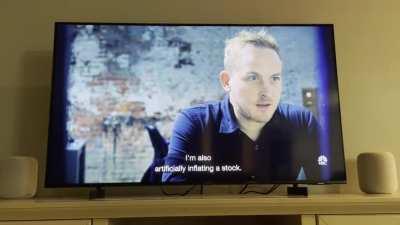 GME mentioned by criminals in fictional TV show