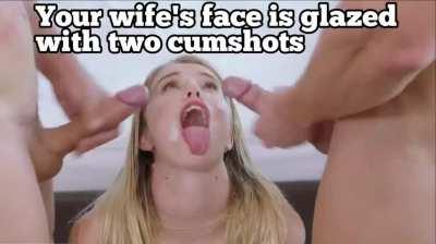 It's your job to clean her face