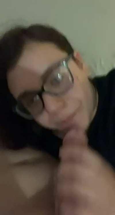 Worshiping his cock [mf]