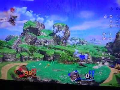 And this is why down A is broken as F, my brother is Sephiroth