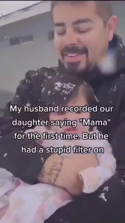 Saying mama for the first time