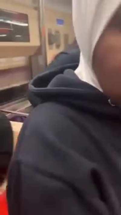 Intense love making between Asian boys and girl with 3 Black woman on American subway