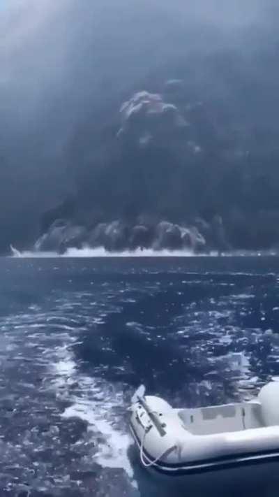 The Stromboli volcanic eruption