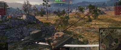 One lucky shot from artillery...