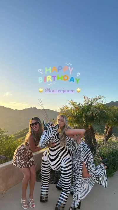 Wishing her friend Katie happy birthday 7/30/2023