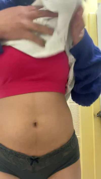 Would you fuck me in the school bathroom?