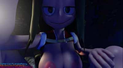 Futanari Momo and Tsu (pixelperry)