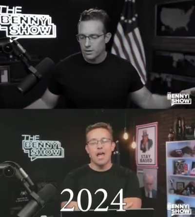 Benny Johnson about stock market crashes in 2025 compared to those in 2024. I'm sure after the partial tariff delay he will come out and talk about the 9d chess, how Trump is a stock market genius etc, ofc, after telling people it's ok to lose money.