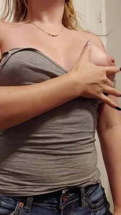 Sensually revealing my perky girls [F]