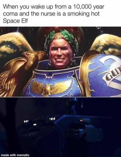 “I’m up!” Yes, we see that, My Lord!