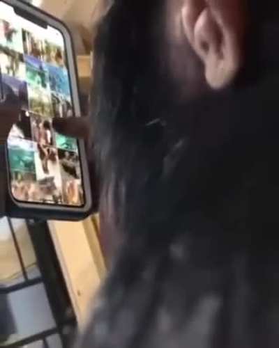 Have you ever seen a Chimpanzee using a cell phone? 