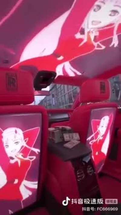 When Anime Waifu is life, even when you get a Rolls Royce