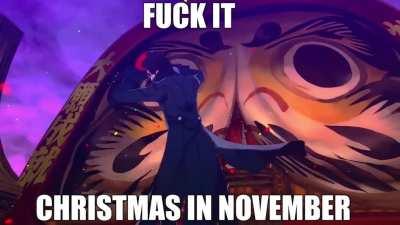 yea i celebrate christmas a month in advance