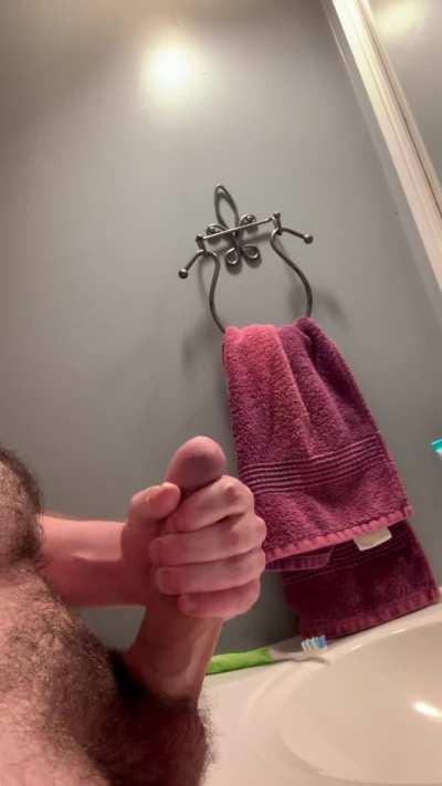 [22M] Thick cock cums hard after a day of edging