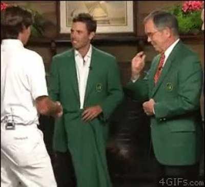 The awkward handshake