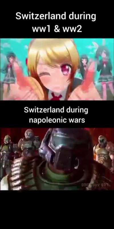 No one talks about Switzerland in napoleonic wars...