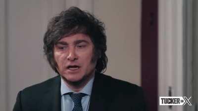 Milei con Tucker Carlson entrevista completa sub español parte 1