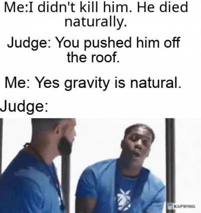 Just a misunderstanding by judge