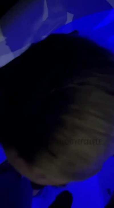 Just sucking it clean