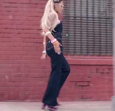 Petite, but she knows how to strut