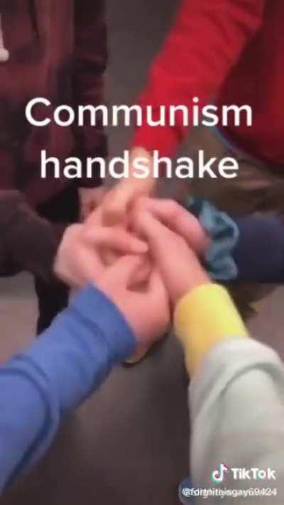 Our handshake