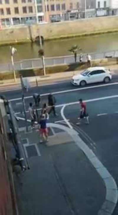 In Dublin’s Fair City. The broad walk comes alive.