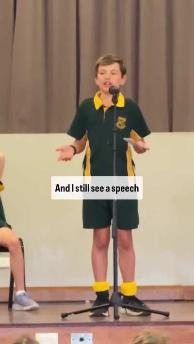 This kid is absolutely brilliant