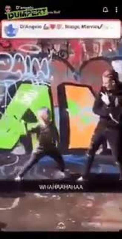 kid with a hammer learns it the hard way