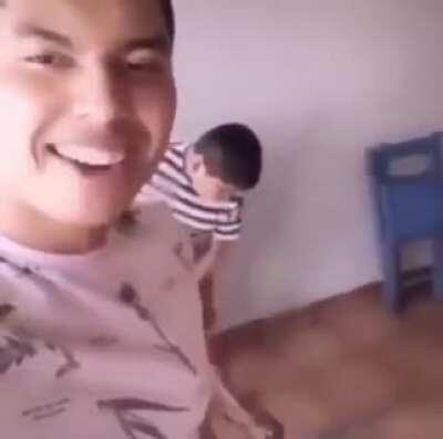 Didn't see that coming, did he