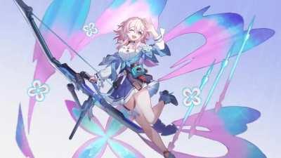 I animated March 7th splash art