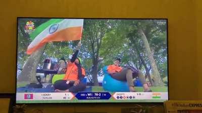 Bro the Indian flag is upside down.!