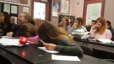 Kid gets rejected by his crush.