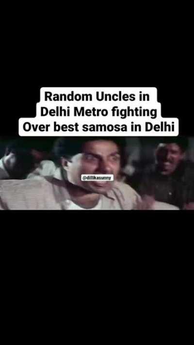 Arre Bhatia ji aapse keh rah hun na Chorasiya ke samose mai wo baat nahi jo Brijwasi ke Samose mai hai