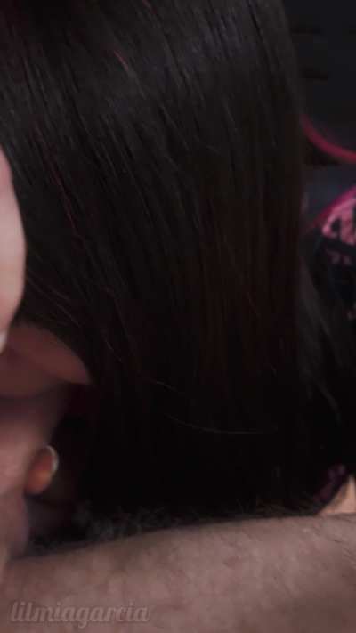 When he gets into a mood, I just give him my throat