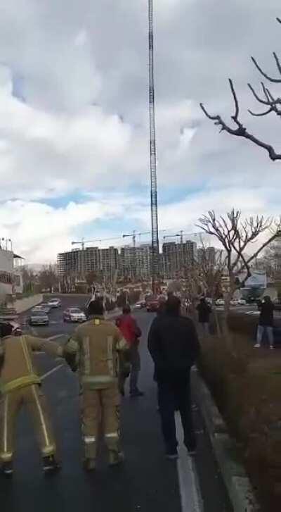 Parachute failed to open. 67 meters height.