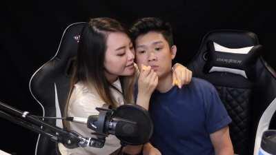 How BF likes to be treated when the boys aren't around...